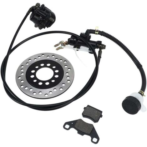 Kit de Frein à Disque, Plaquette de Frein et Disque Rotor pour Dirt Bike Quad ATV Go Kart 50cc 110cc 125cc 150cc 200cc 250cc
