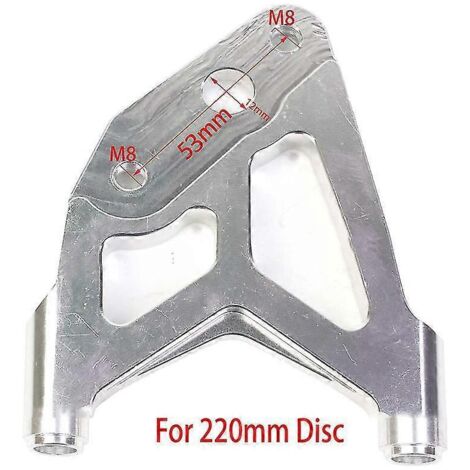 Kit de freins 220 mm, disque de 70 mm, étrier 3 trous, étrier de frein RPM 4 pistons, fixation Radil pour vélo électrique Yamaha Aerox Nitro BWS Jog - Support FAST