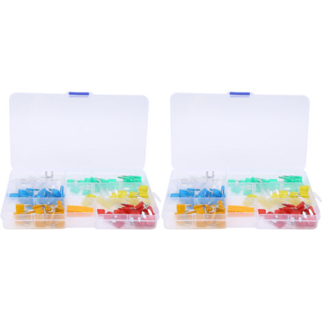 Kit de fusibles lames 240 pièces - Assortiment 5/10/15/20/25/30A pour voiture