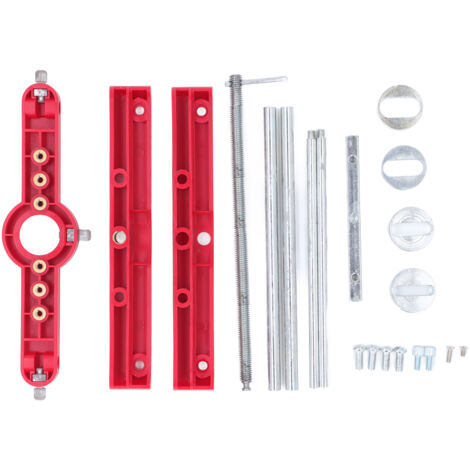Kit de Gabarit d'Assemblage à Tenon et Mortaise, Système Autocentrant pour Cheville et Poinçon de Marquage