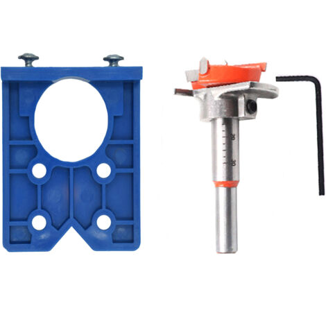 Kit de gabarit de perçage pour charnières invisibles ABS avec pointeuse ajustable 35mm