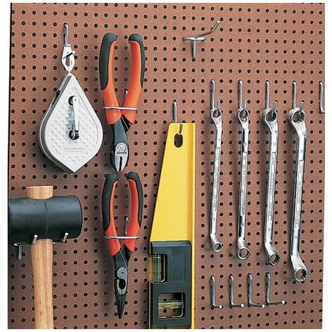 Panel de acero y pared Raaco porta herramientas