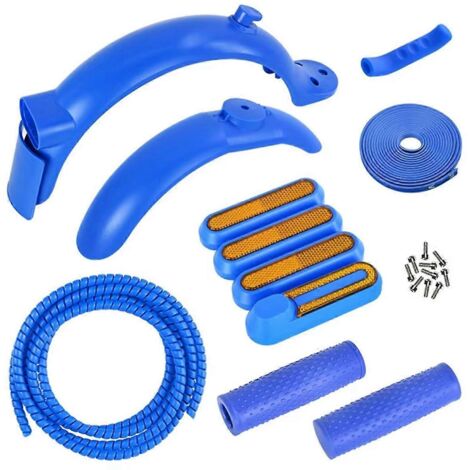 Kit de garde-boue coloré avec tube anti-collision pour