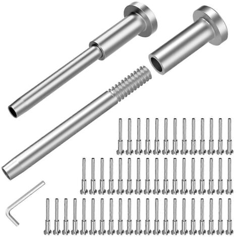 Kit de garde-corps à câbles, tendeur de câble de 1/8 po avec récepteur invisible