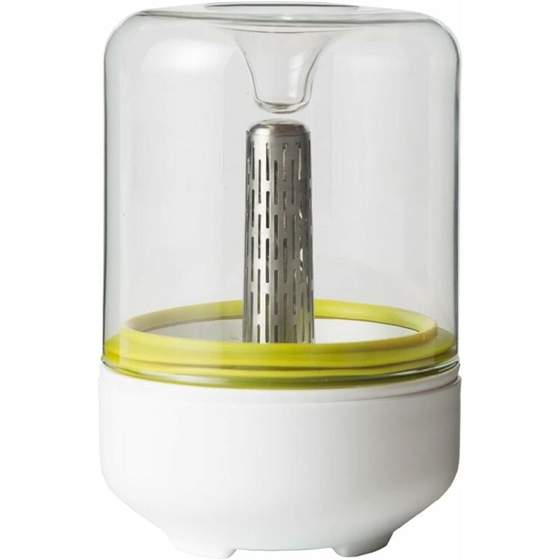 Memkey - Kit de Germination de Cuisine Countertop, Cultivez Vos Propres Graines, Bocal en Verre, Blanc, Coffret Cadeau, 10 x 15 cm
