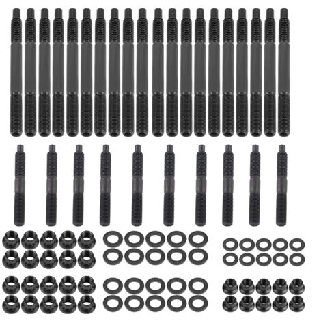 Kit de goujons de culasse, 1 jeu Kit de Goujon de Cylindre de voiture Goujon de Culasse en acier inoxydable pour moteurs LS1 LS3 5.3L 5.7L 6.0L 2004