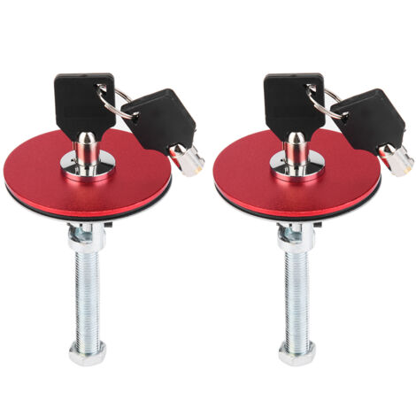Kit de Goupilles de Verrouillage de Capot Moteur Universel - Rouge