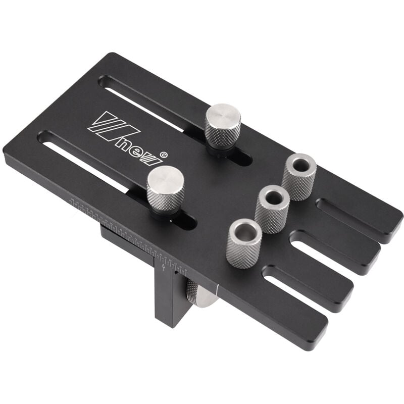 Kit de Guide de Forage, 6/8/10mm Localisateur de perforateur à Bois 2 en 1 Positionneurs de Trous de perçage