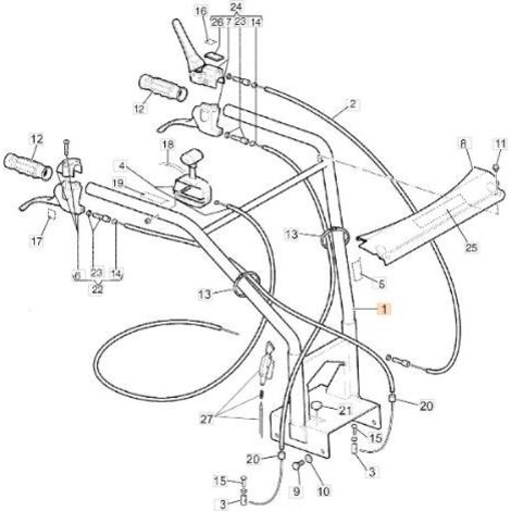 KIT DE GUIDON EMAK ORIGINAL 68710010E
