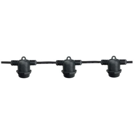 Kit de Guirnalda Decorativa Liboi 42m con 40 Portalámparas E27 IP65