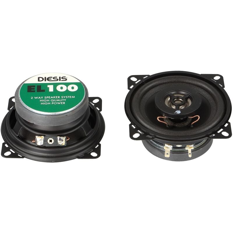 2 Haut-parleurs coaxiaux 2 voies 70W Max - 10cm