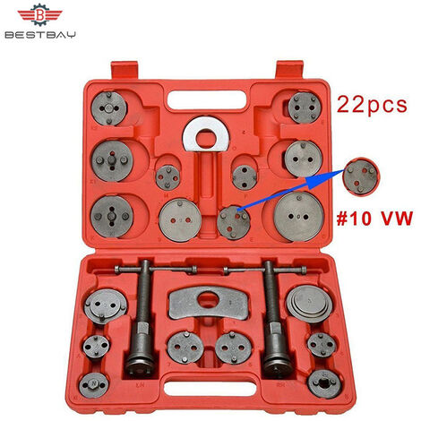 Kit de herramientas de mano para coche, pinza de freno de disco Universal, almohadilla de pistón, 22 Uds.