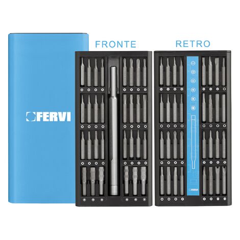KIT DE HERRAMIENTAS DE REPARACIÓN MULTIFUNCIÓN FERVI PI063