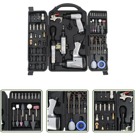 Kit de herramientas -  Juego de herramientas neumáticas 70 piezas