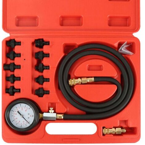 Kit de herramientas para comprobar la presión del aceite y el motor