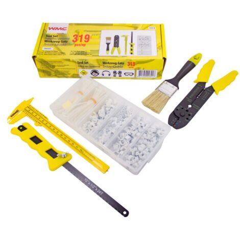 KIT DE HERRAMIENTAS WMC ABRAZADERAS Y MANGOS 319 EL