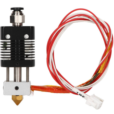 Kit de Hotend pour Extruder 3D DC24V 40W Tube de Chauffage Bloc Aluminium avec Nozzle 0.4mm en Cuivre pour ET4