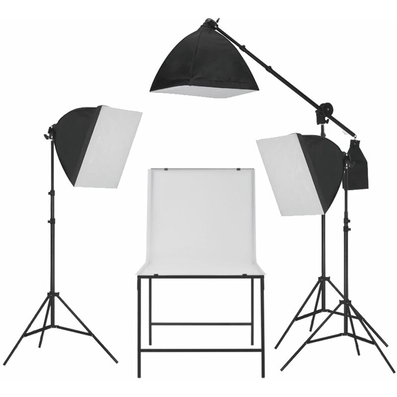 

Kit de iluminación para estudio fotográfico Softbox con soporte