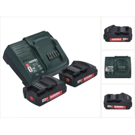 Kit de inicio 18V 2x2,0Ah Metabo