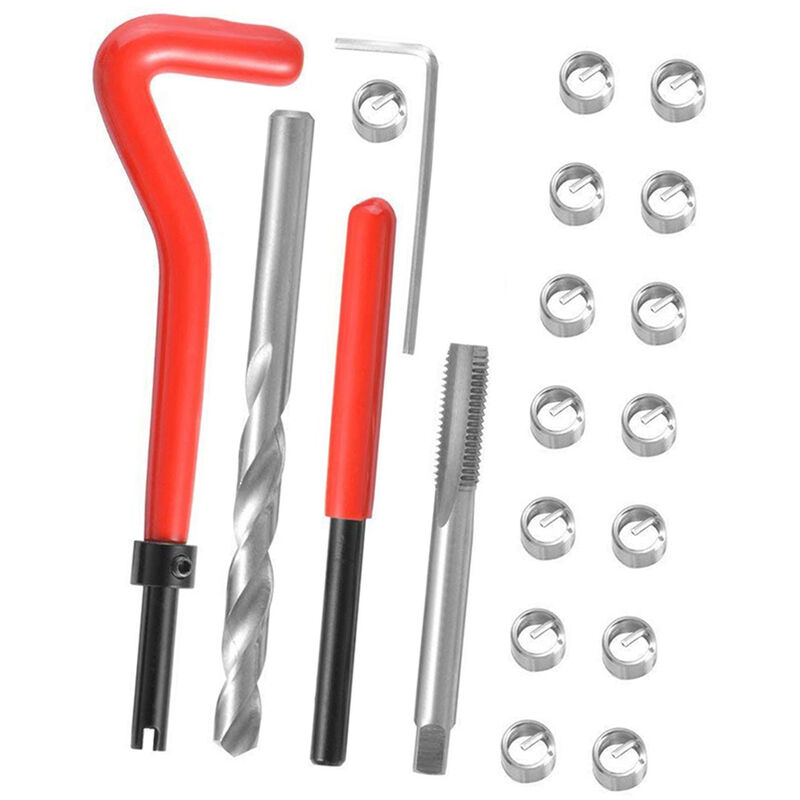 

Kit de insercion de reparacion de rosca metrica de 30 piezas M3 M4 M7 M9 M11 Helicoil Car Pro Coil Tool M11 * 1,5