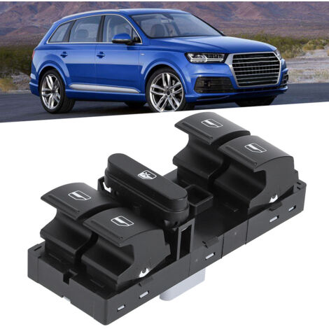 Kit de interruptor de elevalunas eléctrico 1K4959857B con panel ABS negro para Jetta, Golf CC, Passat y Tiguan.