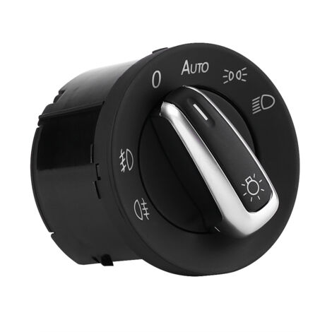 Kit de interruptores de encendido para ventanas, luces y espejos para Volkswagen MK5 - 6 piezas, color negro, OEM