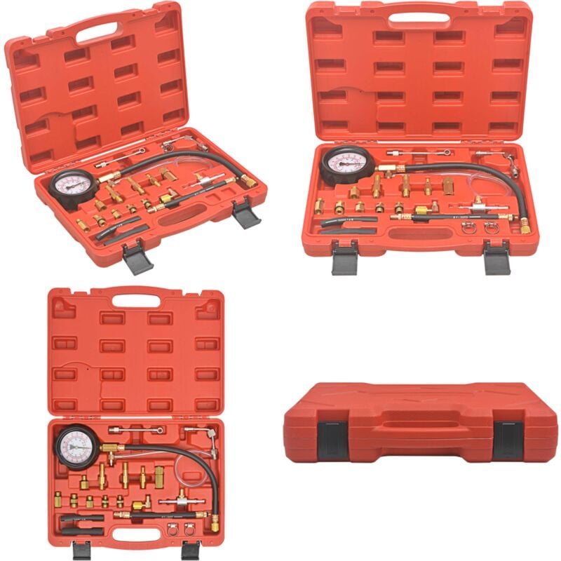 Kit de jauge de pression d'injection de carburant - Testeur De Pression Injection Carburant - Outil Mécanique - Manomètre - Diagnostic Voiture