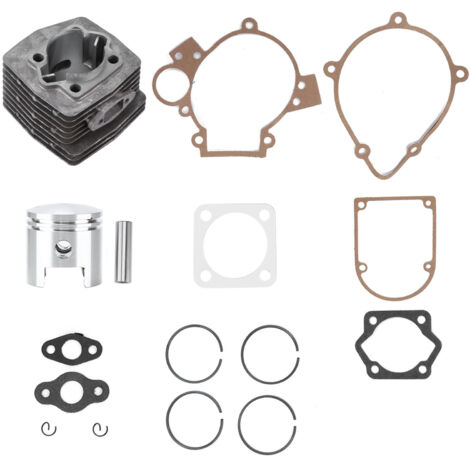 Kit de Joint de Piston de Cylindre, Kit d'extrémité Supérieure de 47 Mm, Kit de Cylindre de Moteur, Joint de Piston, Jeu de Bagues de Remplacement pour Vélo motorisé 80.