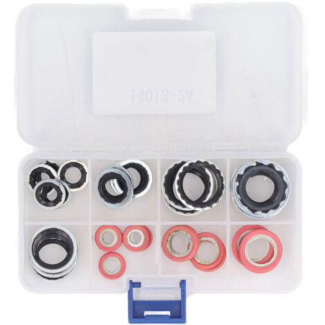 -Kit de Joint d'étanchéité pour Climatiseur, 40 Pièces, Joint de Système de Climatiseur, Joint, Anneau, Kit de Joint de Climatisation, Kit de Joint de Port de Compresseur AC,A