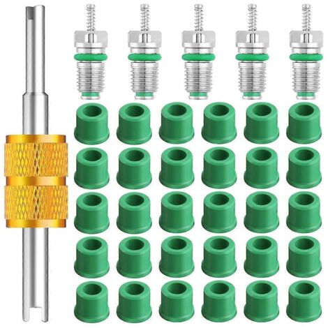 Kit de joint pour tuyau de charge de 1/4 pouce, accessoires pour noyau de vanne de climatiseur (voir illustration)