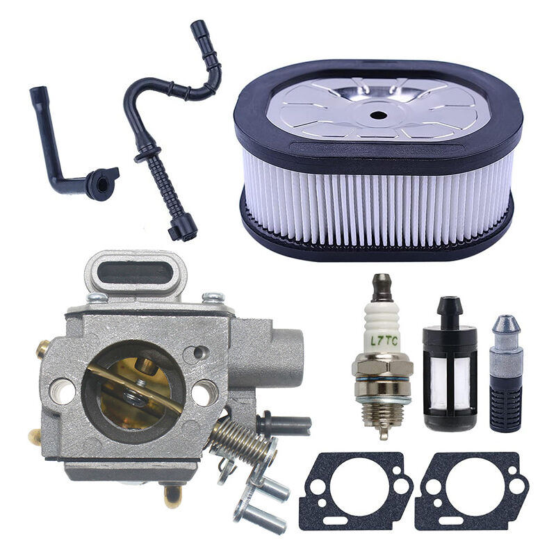 Kit de joints de carburateur avec filtre à air et carburant pour tronçonneuse Stihl 044 046 MS440 MS460 Walbro HD-17-A
