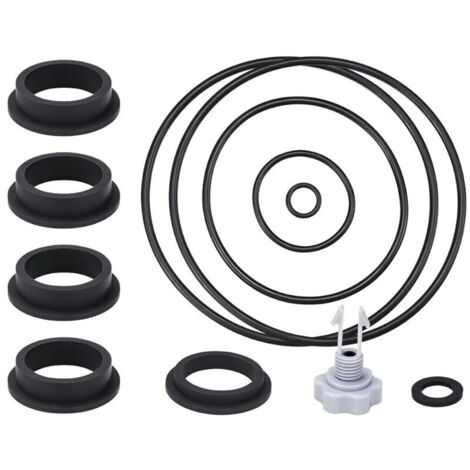 Kit de joints de rechange pour pompe à filtre à sable Intex 25013, comprenant une soupape de ventilation et un joint d'étanchéité, ainsi que des pièces détachées pour système de filtration de piscine.
