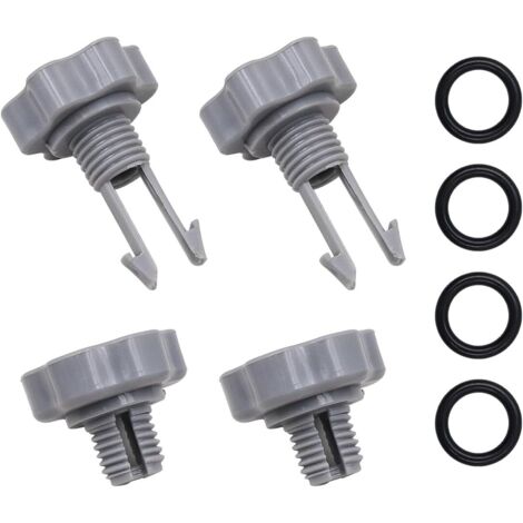 Kit de joints de rechange pour pompe de filtration 25004/2500 , compatible avec les pièces de rechange pour pompe de filtration de piscine Intex (lot de 4)