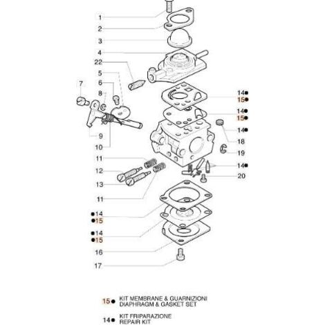 KIT DE JOINTS D'ORIGINE EMAK 2318511
