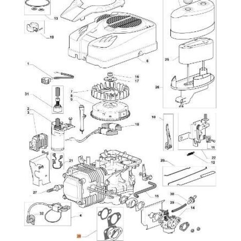 KIT DE JOINTS D'ORIGINE EMAK G118550217E1