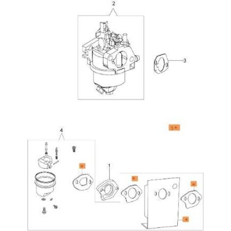 KIT DE JOINTS D'ORIGINE EMAK L66150245