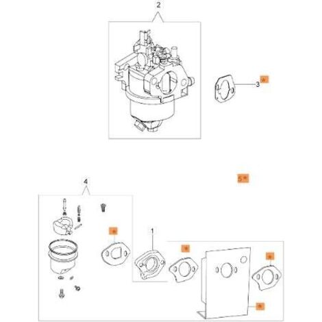 KIT DE JOINTS D'ORIGINE EMAK L66150395