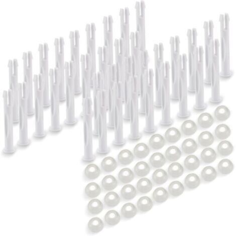 Kit de joints en caoutchouc et de goupilles de joint 25018 - Kit de joints de goupilles de piscine de 2.75" de long pour piscines rondes à cadre métallique Intex de 13' à 24'. paquet de 36