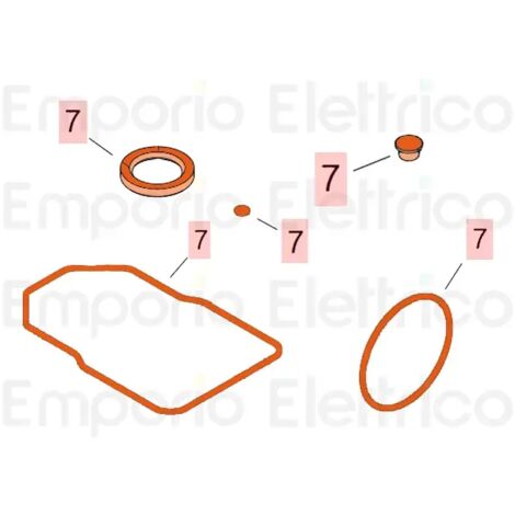 Kit de joints FAAC GENIUS 63003368 pour remplacement du moteur Roller 770