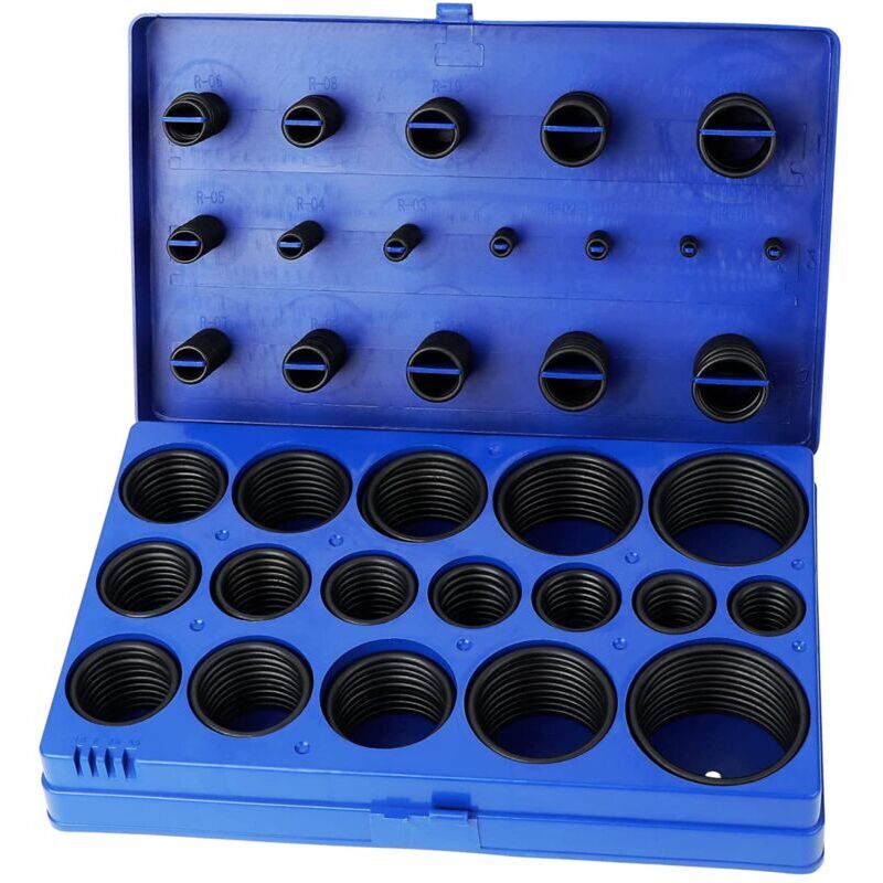 Kit de joints toriques 419 pièces, assortiment de joints de rondelles d'étanchéité de 32 tailles, assortiment de joints toriques pour climatisation