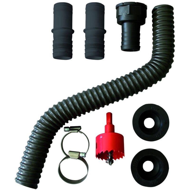 Garantia - Set de jumelage flex confort - récupérateurs d'eau-NOIR-3.2000cm - noir