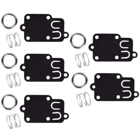 Kit de juntas de diafragma de carburador (paquete de 5) para motores Briggs & Stratton de 2 a 5 HP (270026, 272538, 272538S, 272637, 4157, 4168, 5021, 5021K, 690766, 221377)