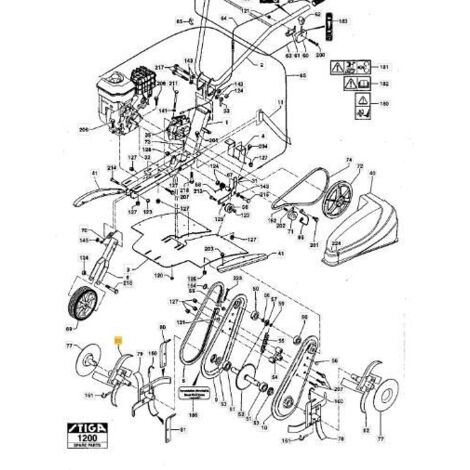 KIT DE LAME EXTERNE DROITE ORIGINAL STIGA - 1483-1046-01