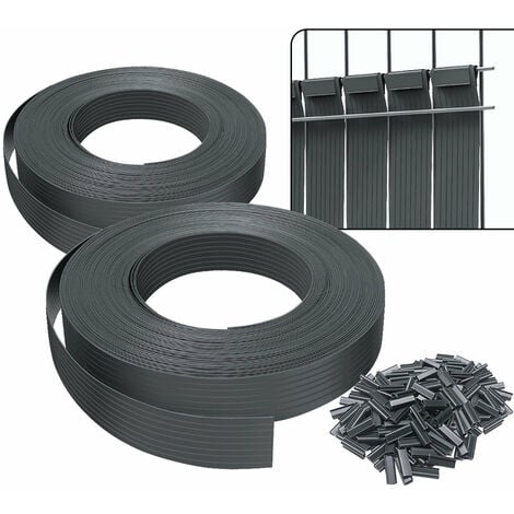 Diatex Brise vue Gris Anthracite 1m80, rouleau de 50m. Brise vue