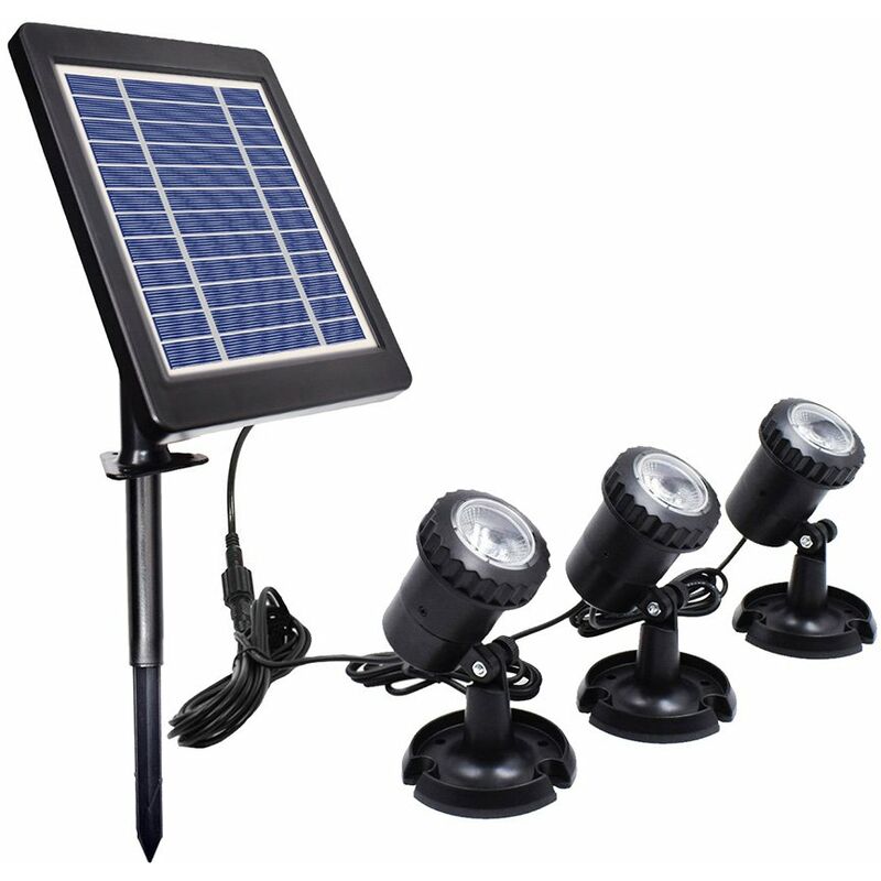

Kit de lampara LED de buceo subacuatico con energia solar, resistencia al agua IP68, bateria recargable incorporada de alta capacidad 2200,Azul