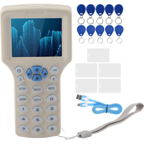 Kit de lecteur de Machine de copie de contrle d'accès de carte d'identité RFID d'identification multi-fréquence