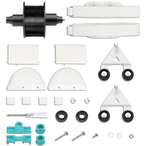 Kit de Lest et de Turbine pour Aspirateur de Piscine – Compatible AXV417WHP et AXV621DAT – Inclut Tournevis