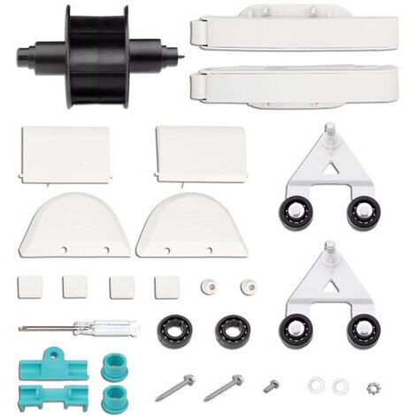 Kit de Lest et de Turbine pour Aspirateur de Piscine – Compatible AXV417WHP et AXV621DAT – Inclut Tournevis