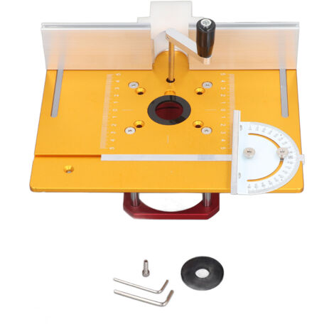 Kit de levage de routeur, plaque d'insertion de Table de Base de levage de 0 à 54mm pour fraiseuses de coupe de 64 à 65mm