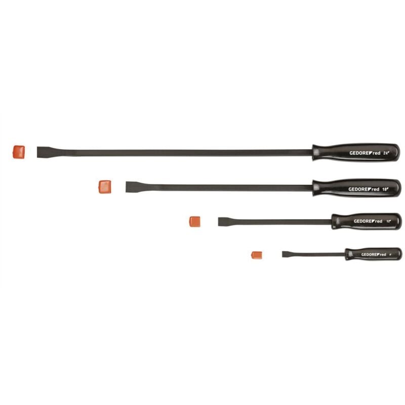 Gedore - red 3301568 - Jeu de leviers de pneus L.24-18-12-8 pouces 4tlg , R19101002